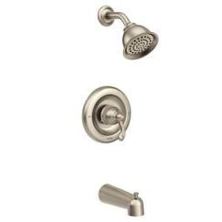 Moen Posi-Temp(R) Tub/Shower Spot Resist Brushed Nickel T2123SRN